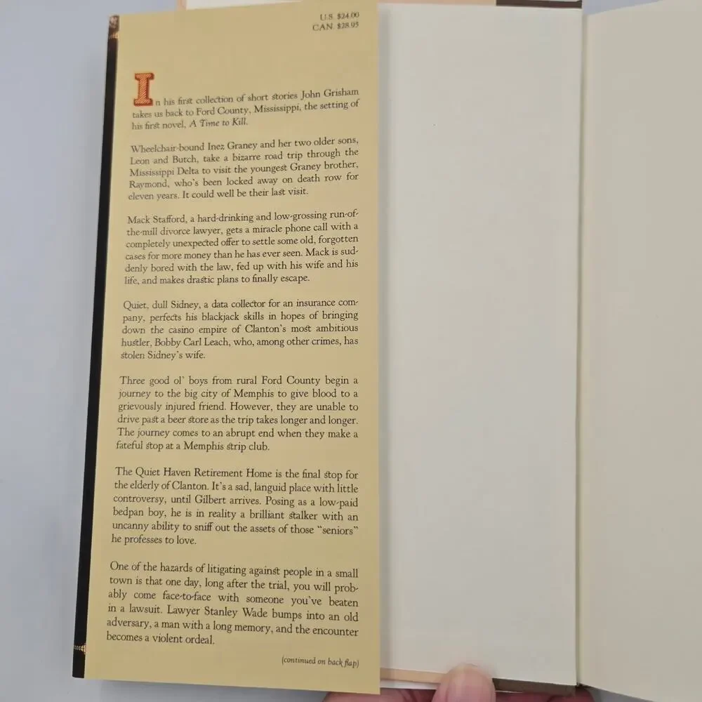 Ford County Stories By John Grisham 2009 Hardcover Dust Jacket First Edition